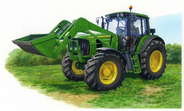 Puzzle : tracteur "modern tractor"