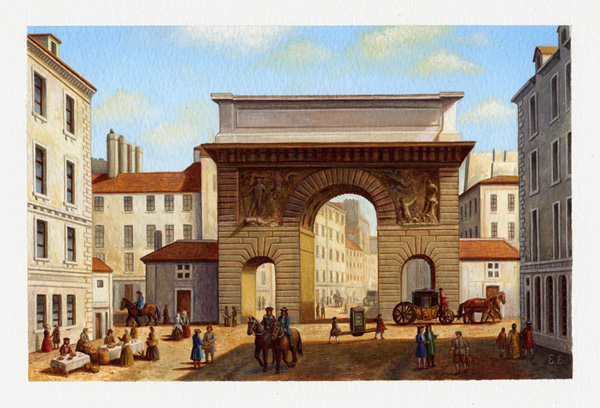 Louis  XIV : Porte Saint-Martin